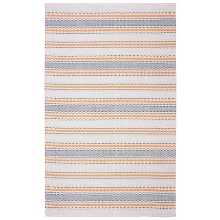 Safavieh 6 x 9 ft. Montauk Hand Loomed Rectangle RugOrange & Beige MTK536P-6